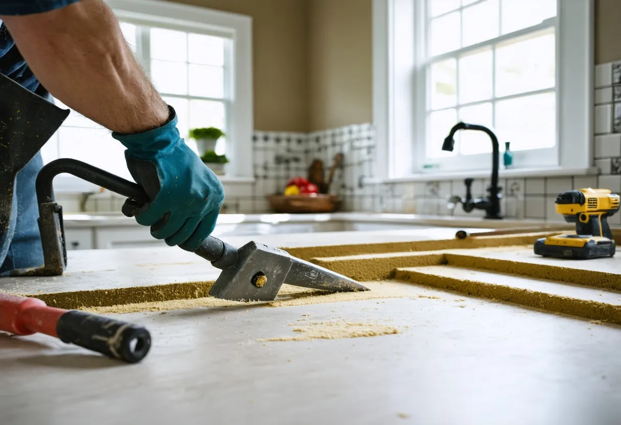 Mid-range kitchen remodel tuscaloosa in Tuscaloosa